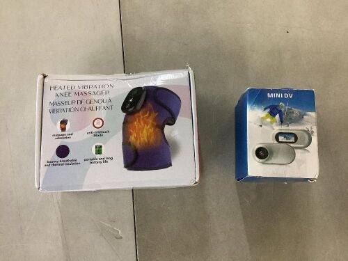 Heated Knee Massager & Mini Camera - Lot 155