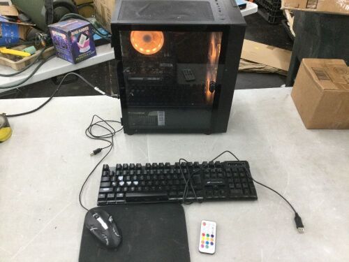 STGAubron Gaming Desktop Computer, Keyboard & Mouse - For Parts or Repair  - Lot 327
