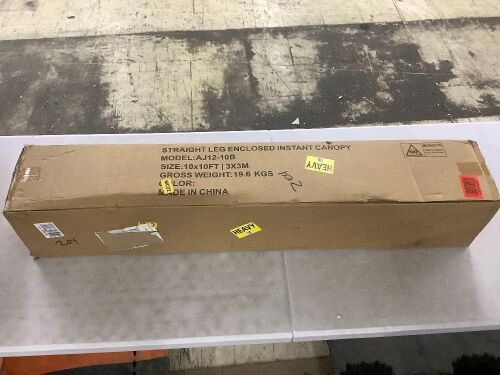 10' x 10' Pop Up Canopy Tent  - Lot 338