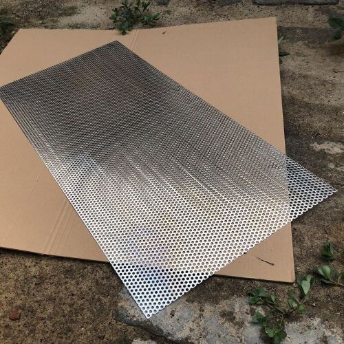 19 Gauge Perforated Stainless Steel Panel, 36" x 18"  - Lot 578
