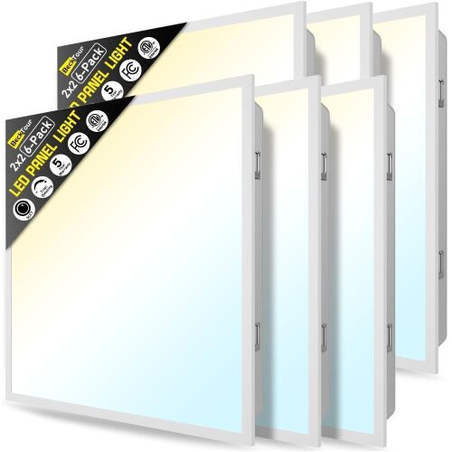 BeckTour 2x2 LED Flat Panel Light, 6 Pack  - Lot 579