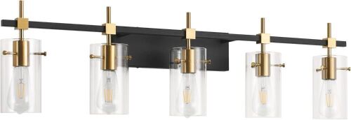 Solfart Vanity Light Fixture, 5 Light  - Lot 593