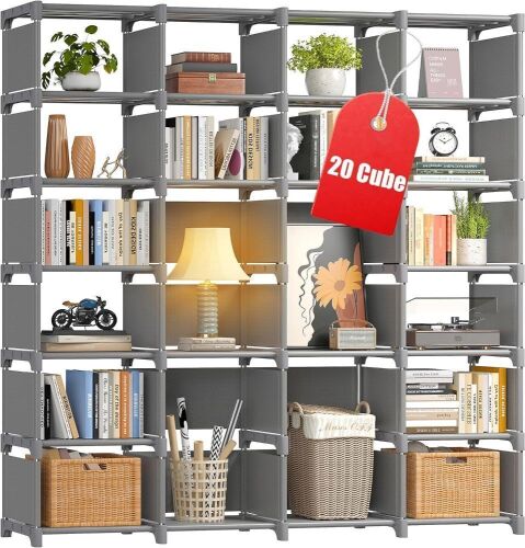 REIBII 20 Cube DIY Bookshelf  - Lot 637