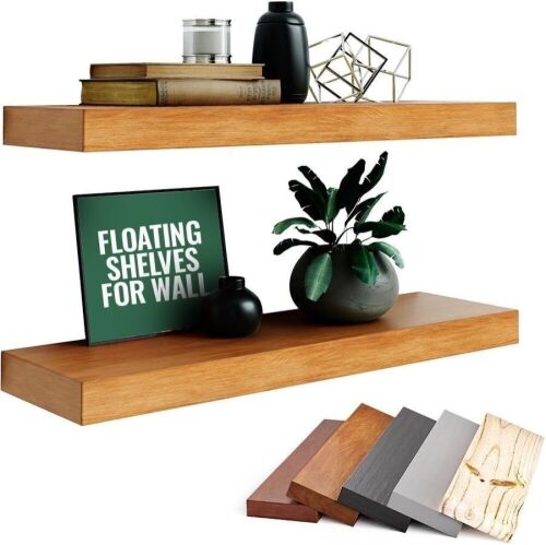 Imperative Décor Floating Wall Shelves, 36" x 5.5", Set of 2 - Lot 663