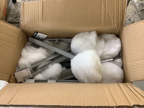 Case of (25) Coastwide Professional 12" Toilet Bowl Mop Brush - Lot 842