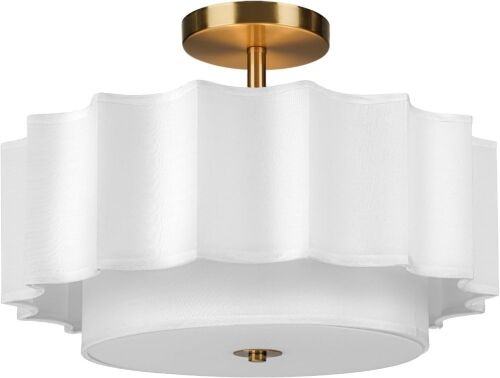 4-Light Semi Flush Mount Ceiling Light Fixture - Lot 672