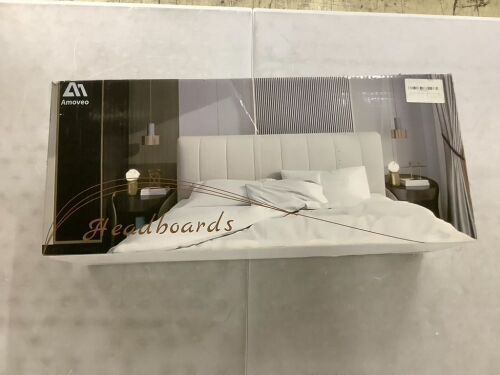 Amoveo Twin Full Headboard Adhesive Panels, 6 Panels, 10" x 24"  - Lot 682