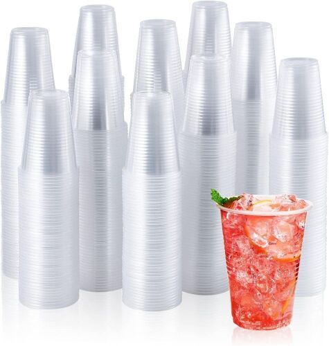Vplus 2000 Pack 7 OZ Clear Plastic Disposable Cups - Lot 687