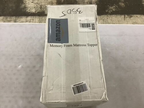 3" Cool Gel Memory Foam Mattress Topper  - Lot 693