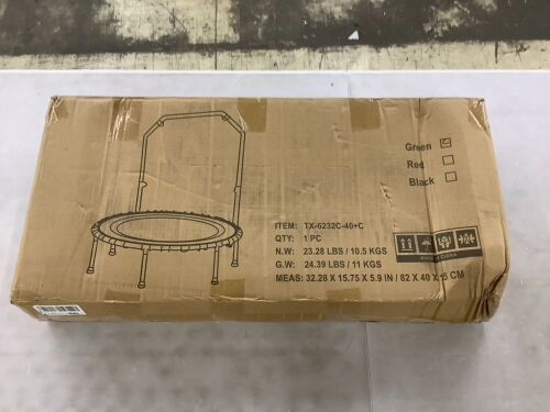 Foldable Mini Trampoline, 40" - Lot 713