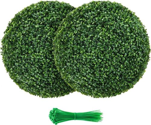  GEIGUIWA 2 Pcs 15 inch Boxwood Topiary Ball  - Lot 783