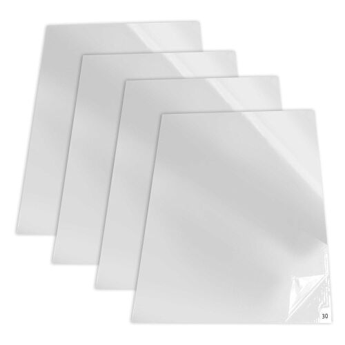  Master Elite Sticky Tacky Adhesive Cleanroom Floor Mats, 24" x 36", 4 Packs of 30 White Sheets  - Lot 517