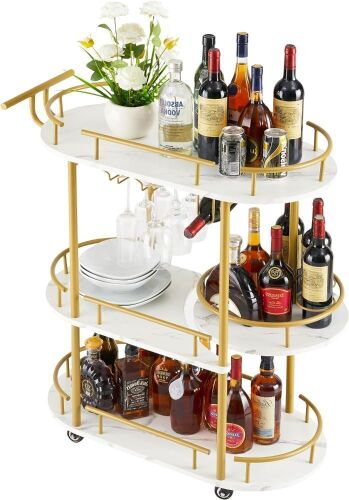 Gold Bar Cart - Lot 537