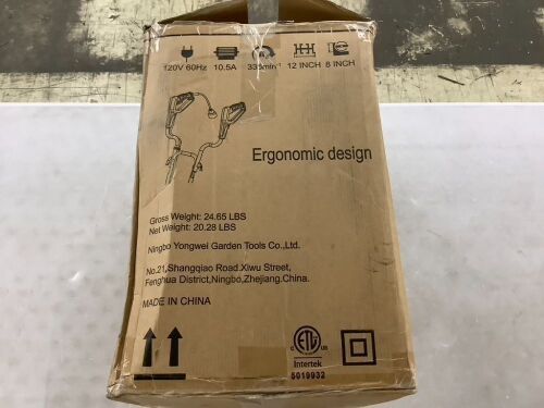 Electric Garden Tiller 12" Tilling Width  - Lot 425