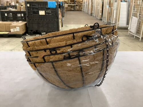Lot of (4) Hanging Planter Baskets - Lot 514
