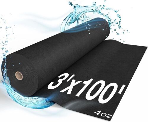VOLVEX 4 oz Non-Woven Geotextile Landscape Fabric, 3' x 100'  - Lot 462