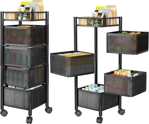Rotating Rolling Storage Rack  - Lot 380