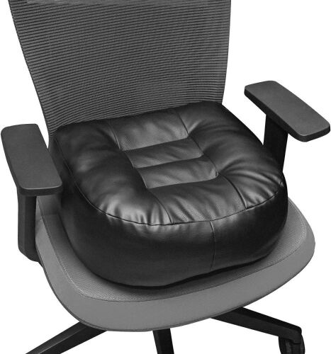 YOUFI Leather Seat Cushion Extra-Thick Booster, 18" x 16" x 6"  - Lot 490