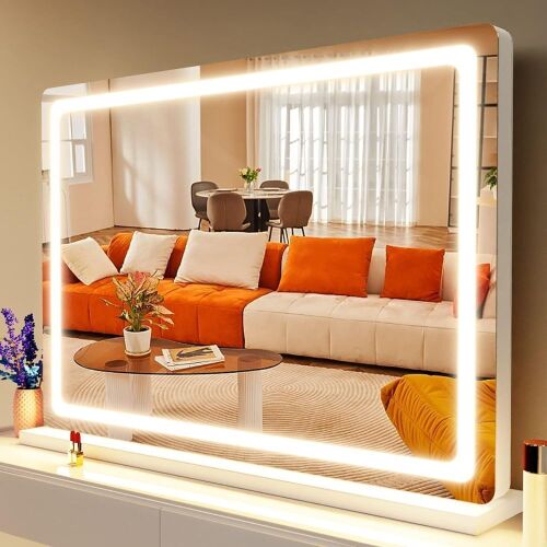 Gvnkvn Makeup Vanity Mirror with Lights 32" x 24" - Lot 187