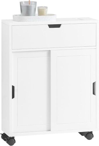 SoBuy Bathroom Cabinet Storage Shelf on Wheels - Lot 377