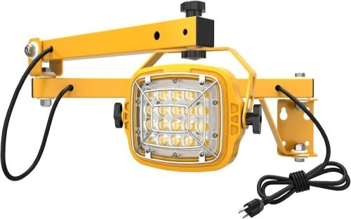 G GJIA 50W LED Loading Dock Light with 40" Folding Arm, 7,000 Lumens, 360° Rotatable Lamp Head - Lot 69