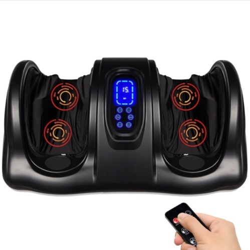 Therapeutic Foot Massager w/ High Intensity Rollers, Remote, 3 Modes - Lot 379