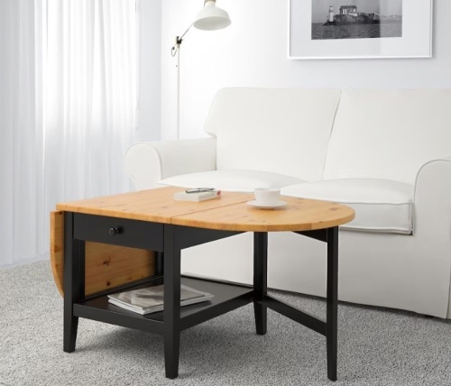 ARKELSTORP Coffee table, black, 25 5/8x55 1/8x20 1/2 " - Lot 52