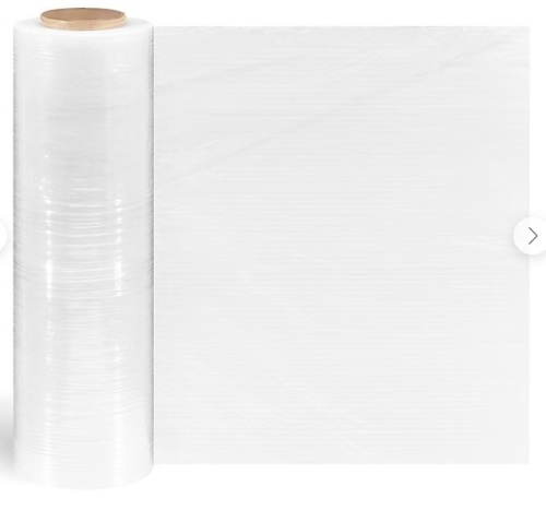 32 Gauge Cast Stretch Wrap, Clear, 4/Carton  - Lot 96