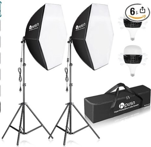 Softbox Photography Lighting Kit 30"X30" Professional Continuous Lighting System - Lot 122