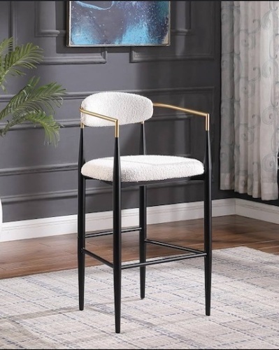Set of 2 cushioned bar stools - Lot 145