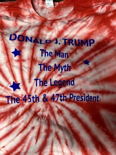 Trump T-shirt size Large - Lot 500
