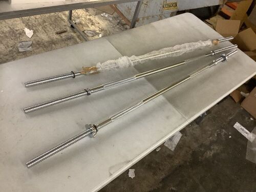 Lot of (3) Standard Straight Barbell 60" - Lot 143