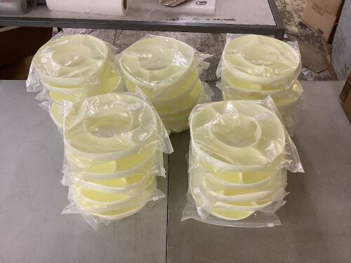 Lot of (25) Silicone Tumbler Snack Bowl for 40oz Cup with Handle - Lot 147