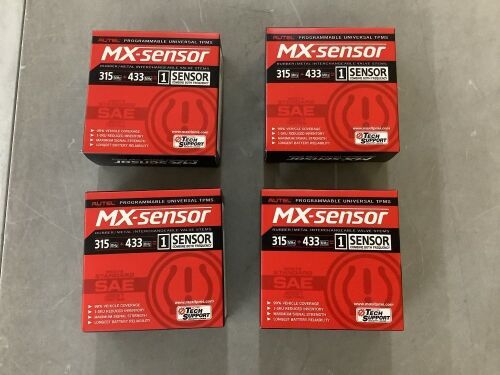 Lot of (4) Autel TPMS MX-Sensor 1-Sensor - Lot 151