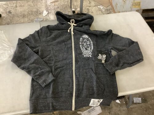 Maradona Hand of God Black FZ Hoody, Large  - Lot 153