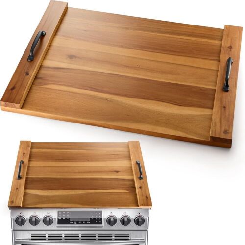 Noodle Board Stove Cover with Sturdy Handle, 30.3x22''  - Lot 222