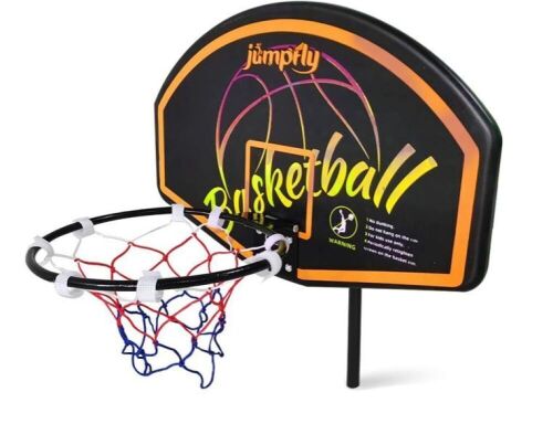Jumpfly Trampoline Basketball Hoop with Mini Balls & Pump - Lot 270