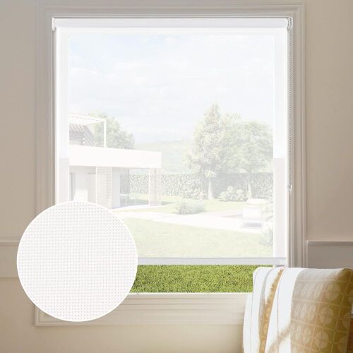 Lot of (2) Persilux Solar Roller Shades, 32" x 72", White  - Lot 297