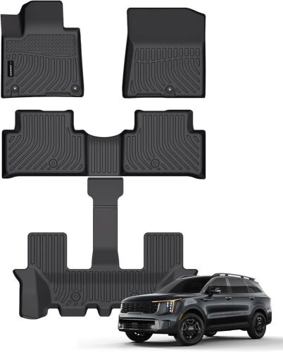 All Weather Floor Mats Fit for Kia Sorento 21-24 - Lot 366