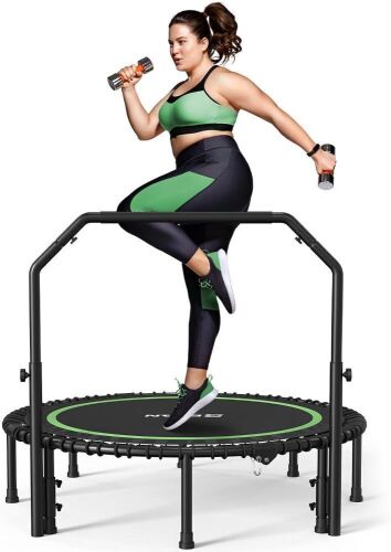  BCAN 48" Foldable Mini Trampoline with Handle, 550 LBS Capacity - Lot 374