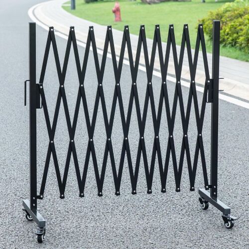  KENNISI Expandable Mobile Metal Barricade, 11 Feet - Lot 522
