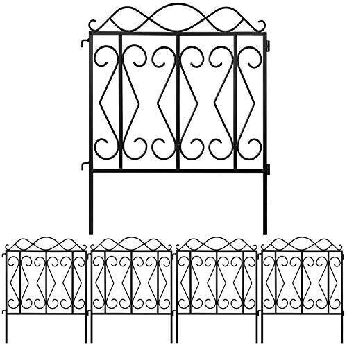 Amagabeli Decorative Garden Fence 32" high x 24" Wide 5 Panels - Lot 564