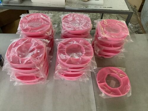 Lot of (26) Silicone Tumbler Snack Bowl for 40oz Cup with Handle  - Lot 657