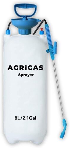  AGRICAS 2.1 Gallon Pressure Weed Sprayer with Pump and Wand - Lot 732