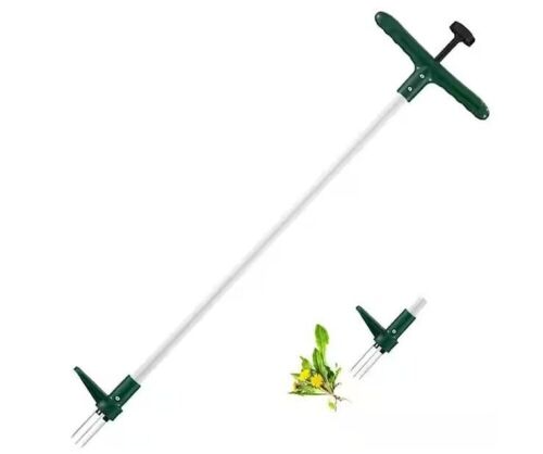 39 in. Stand Up Weed Puller Weeder Hand Tool with 3 Claws - Lot 312