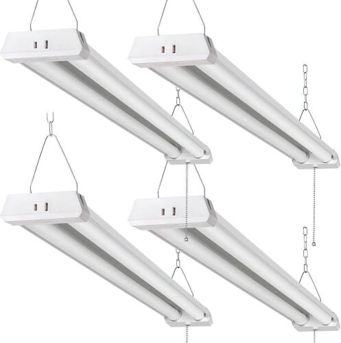 4FT Linkable LED Shop Lights, 42W, 4 Pack  - Lot 247