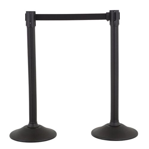 US Weight U2000 Sentry Stanchion with Retractable Belt, 2 Pack  - Lot 250