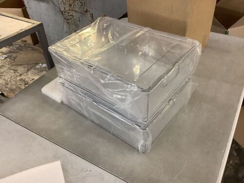 Lot of (2) Plastic Stackable Drawers  - Lot 258