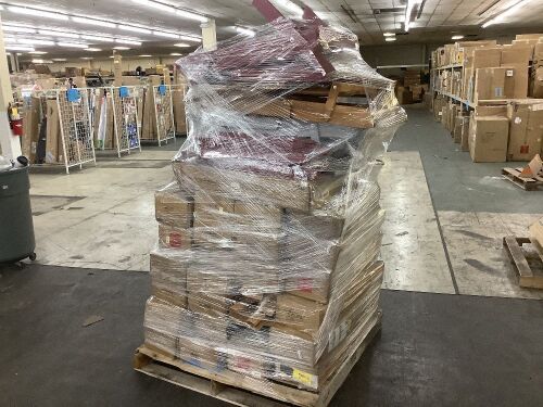 Pallet of Folding Wooden Adirondack Chairs - Will Have Broken & Incomplete Pieces - Lot 85