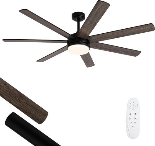 Viossn 62 Inch Ceiling Fan with Light - Lot 77
